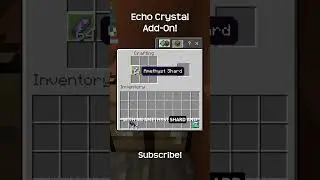 How To Craft An Echo Crystal In Minecraft!