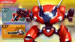 Lancer + Tetra 8 = Jump Sniper Madness! | Mech Arena