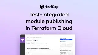 Test-integrated module publishing in Terraform Cloud