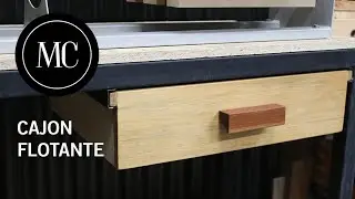 Cajón flotante para mesas de taller.