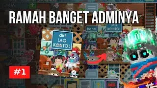 ADMIN WORLD SOCIAL INI RAMAH BANGET SAMA AKU?!🤣 | Growtopia Indonesia