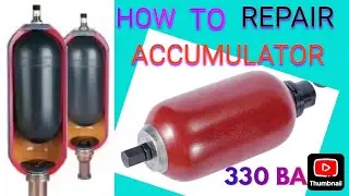#accumulator repairing # nitrogen filling of#accumulator .#how to repair accumulator