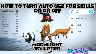 Moonlight Sculptor guide: how to turn auto use for skills on or off