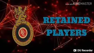 IPL 2019 : rcb released and retained players