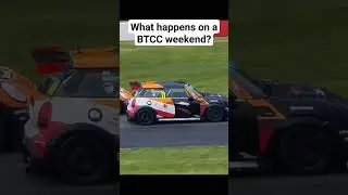 My kind of weekend #btcc #crash #carnage #porsche #mini #legends #drewpydesigns