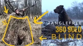 Tanglefree 360 Solo Blind Review! A-Frame Blind for 1 person!?