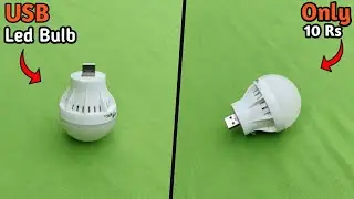 How To Make Usb Bulb At Home | Usb Led Light | Led Light | Usb Led Bulb | Led Bulb