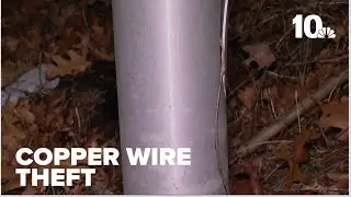 Three men charged in copper wire theft