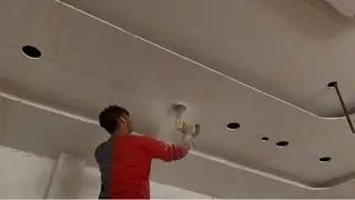 POP False ceiling 😱| Light cutting | pop design | My fast blog | |@Askpvc |#subscribe 