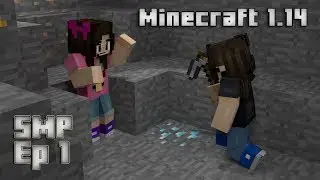 Minecraft - 1.14 SMP Series | Diamonds in our first cave! | Episode 1