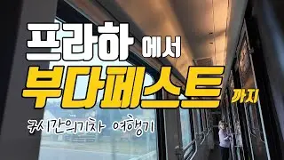 (부다페스트1) 프라하에서 부다페스트로 기차타고 슝~~