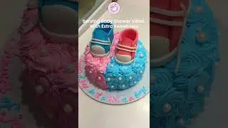Baby Shower Cake Design | Custom Theme Cake Design | Pista Shop Yavatmal