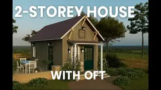 Stylish Tiny Home with Loft | (4x7) 2-Bedroom Layout + Full Kitchen Tour!
