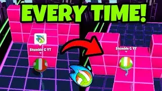 HOW TO JUMP OVER BLOCK DASH BLOCKS *EVERY TIME* in Stumble Guys | 0.53 Ball Emote 🏐