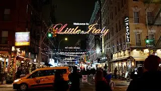 New York City's Little Italy and Chinatown during the Holidays