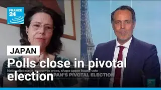 Polls close in Japan&rsquo;s pivotal election &bull; FRANCE 24 English