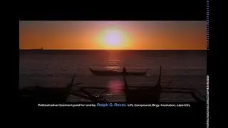 Ralph Recto 2016 TV Commercial 'Evenings' (30secs SD)