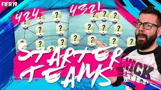 THE BEST STARTER SQUADS FOR FIFA 19 ULTIMATE TEAM - OP CHEAP PLAYERS! GAMEPLAY!