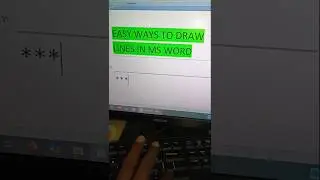Easy way to draw lines in ms word||short cut used lines drawn in ms word #shortcutkeys  #msword