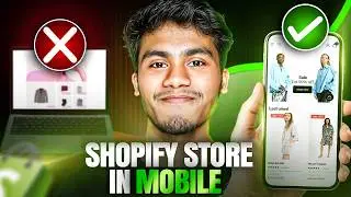 How to Create a Shopify Store in Mobile! No Laptop ❌