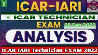 ICAR Analysis | icar exam analysis | icarari exam analysis | icar exam review |#examanalysis
