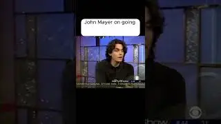 John Mayer Interview About The Trio Rare! #shorts