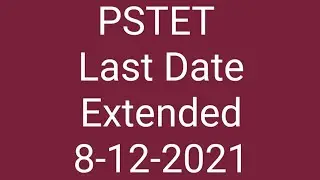 PSTET DATE EXTENDED 2021 FORM FILL /NEW DATE UPDATE /CORRECTION DATE /ADMIT CARD /EXAM DATE /MK JOB