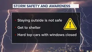 Storm safety and awareness tips