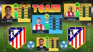 DLS 2021| Build team Atl&eacute;tico Madrid cực chất trong Dream league Soccer 2021