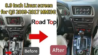 How to install Carplay for AUDI Q5 2009-2017 | ANDROID AUTO MODULE UPDATE RETROFIT 8.9 inch Screen