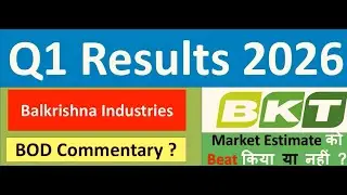 BALKRISHNA INDUSTRIES Q1 results 2026 | BALKRISHNA INDUSTRIES results today