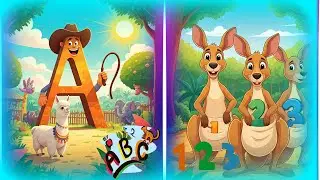 ABC Song with Animals - Educational Nursery Rhyme for Kids #abcdsong