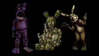 withered Bonnie, glitch trap, springtrap:)