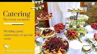 We make affordable catering service promo video ads