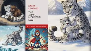 Luna the Snow Leopard and the Brave Mountain Leap 🐆 | Kids Storytime