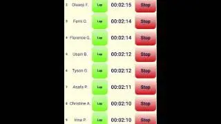 App Android: 10 Multiple Chronometers Time