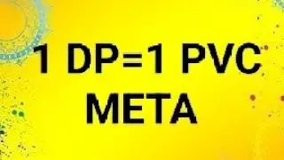 1 DP=1 PVC META 💃💃 Please subscribe my channel 💐💐💐