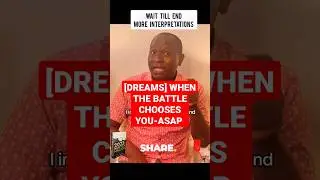 DREAMS-THE BATTLE CHOOSES YOU #dreaminterpretations#insomnia#baddreams#horoscope #dreams#miketodd#fy