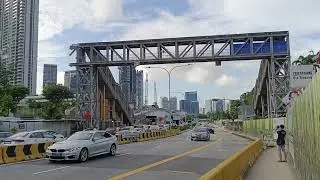 Highest temporary pedestrian overhead bridge in Singapore