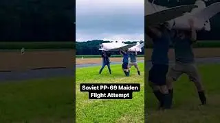 Well it was an attempt 😂 #rcplane #rccrash #rcplanecrash #maidenflight #radiocontrolled