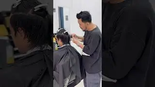 Razor cut #wolfcut #barber  #hairstyle
