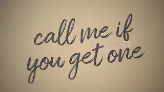 Drew Baldridge - Call Me If You Get One (Official Lyric Video)