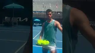 Alcaraz was eliminated from the Australian Open.#tennis #atp #Alcaraz
