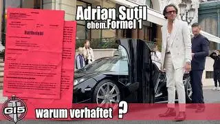 Adrian Sutil, former Formula 1 racing driver - why was he arrested?