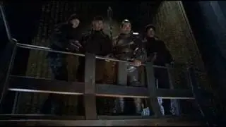 We must climb down several decks