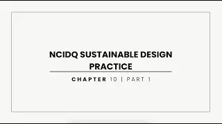 NCIDQ IDFX Practice Questions &ndash; CHAPTER 10&ndash;  Sustainable Design | PART 1 #idfx #ncidq