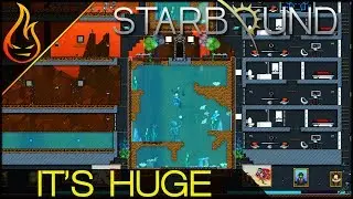 Epic Build SBRC Pyramid and Game Room: Starbound 1.3