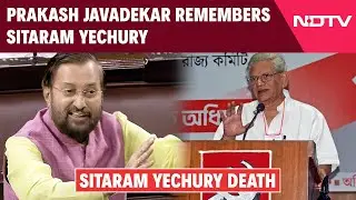 Sitaram Yechury Latest News | BJP's Prakash Javadekar Recalls Fond Memories With Sitaram Yechury