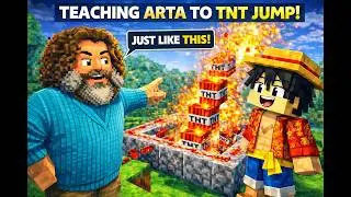 Steve Ngajarin Arta TNT Jump&hellip; Hasilnya Ngeri 😱