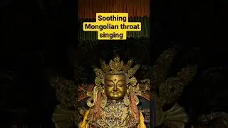 soothing Mongolian throat singing for a peaceful break. #relaxingsounds #breaktimevideos